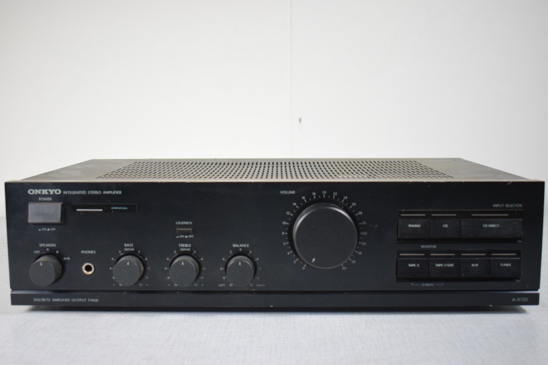Onkyo A-8130 integrated stereo amplifier  			